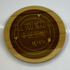 Celebrating Love & Laughter: The Engraved Wooden Wedding & Relationship Coaster Collection
