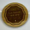 Celebrating Love & Laughter: The Engraved Wooden Wedding & Relationship Coaster Collection