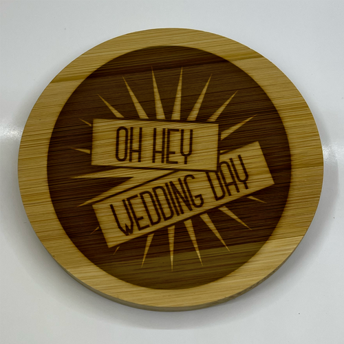 Celebrating Love & Laughter: The Engraved Wooden Wedding & Relationship Coaster Collection