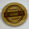 Sip, Savor & Smile: The Witty Engraved Wooden Wine Coaster Collection