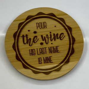 Celebrating Love & Laughter: The Engraved Wooden Wedding & Relationship Coaster Collection